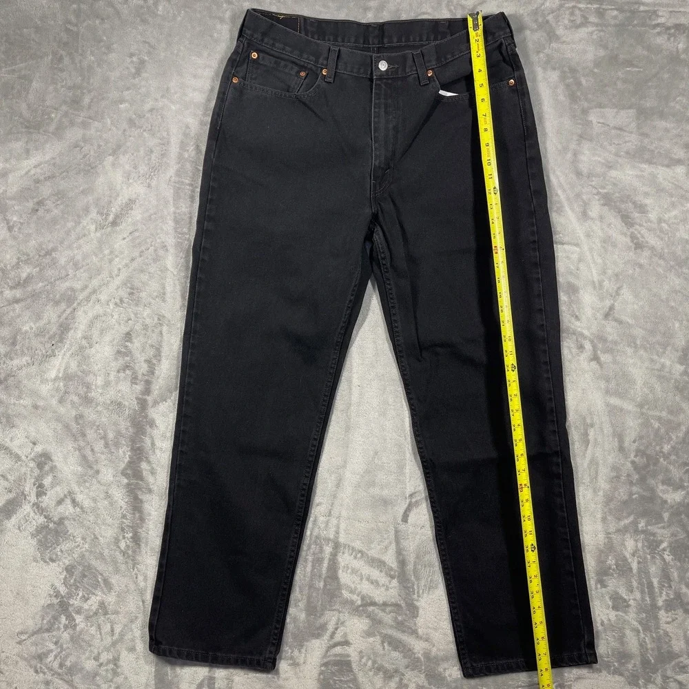 Levi's 550 Men's Black Jeans Relaxed Fit 38(36) 34(32) Zipper Fly‎ Denim